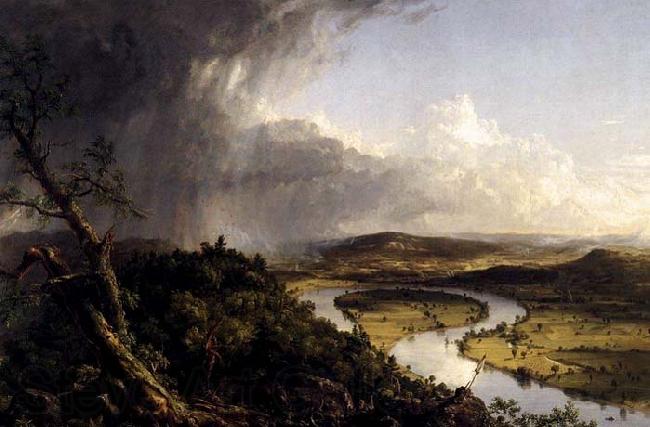 Thomas Cole View from Mount Holyoke, Northamptom, Massachusetts, after a Thunderstorm France oil painting art